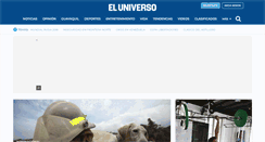 Desktop Screenshot of eluniverso.com